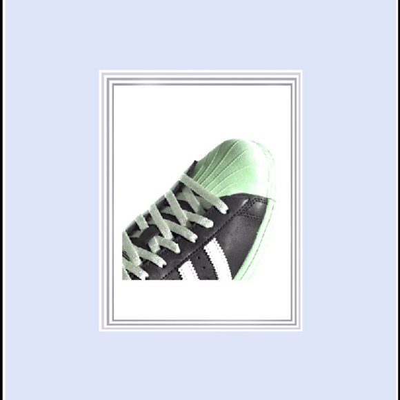 New Men\'s Adidas Superstar Blue & White Athletic Shoes/Sneakers, 10 main image 10
